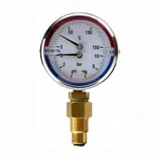 Термоманометр 1/2-120*C-10 bar